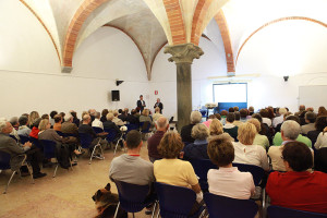 Il pubblico durante la conferenza